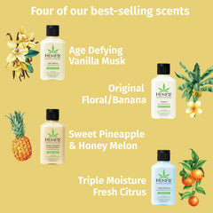 Hempz Age-Defy mini lotion boosts skin suppleness with peptide-rich formula.