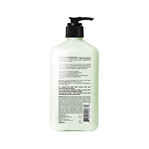Hempz hemp-seed-oil-drop highlights nourishing base for smooth, hydrated skin.