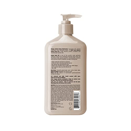 HEMPZ Koa and Sweet Almond lotion pump for easy, non-greasy application.