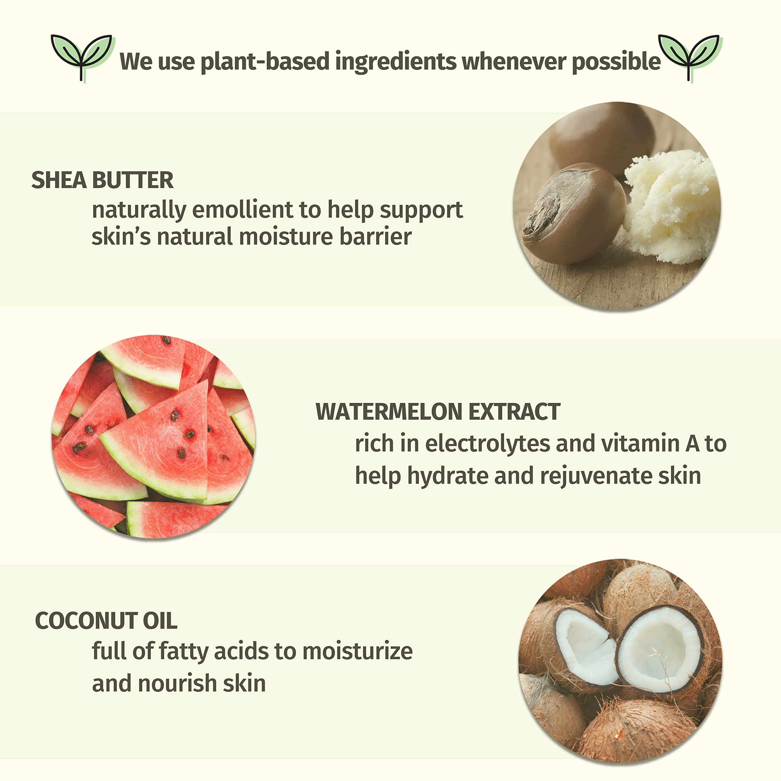 Hempz shea butter creamy texture indicating rich moisturization.