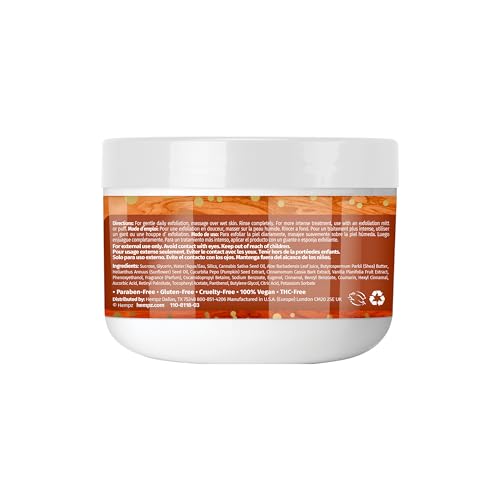 Hempz Sugar Crystals close-up highlights gentle skin polishing