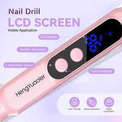 HengYuaoler cordless nail drill USB port enables flexible power anywhere.