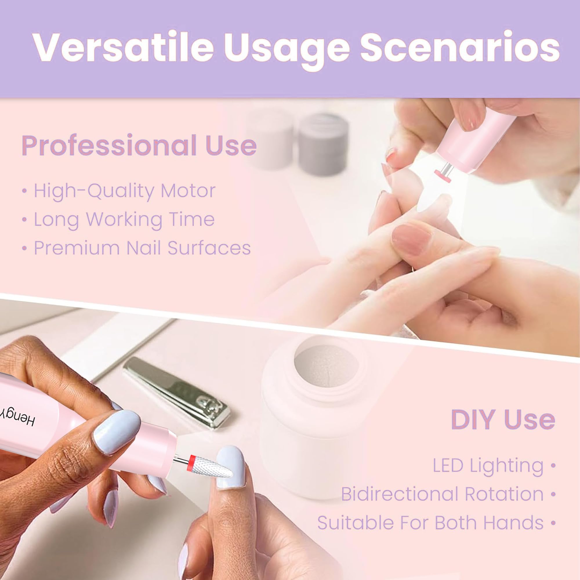 HengYuaoler 12-bit kit supports shaping, buffing, and polishing tasks.