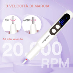 HengYuaoler nail drill ergonomic design aids secure grip during detailed work.