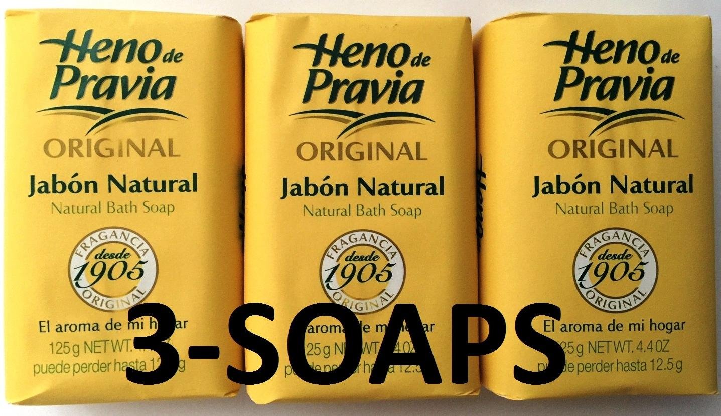 Heno de Pravia natural bath soap set pour shot with silky lather for daily cleansing