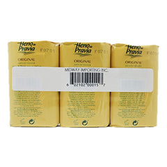 Heno de Pravia soap original lather closeup shows creamy cleansing experience