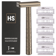 Henson Shaving Razor at 30° angle for precise contact and comfort