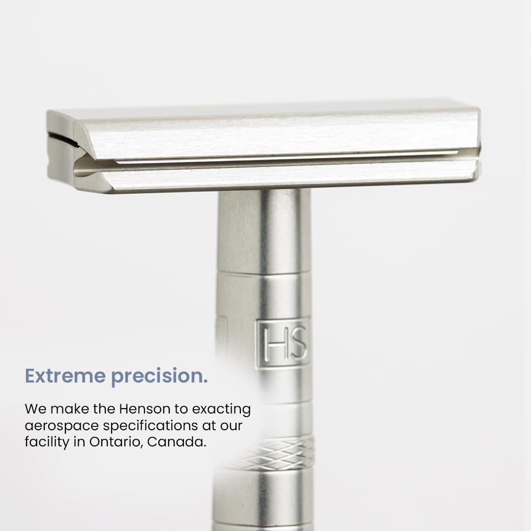Henson Shaving Razor spare blades pack extends cost-effective maintenance.