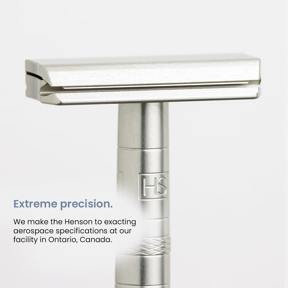 Henson Shaving Razor spare blades pack extends cost-effective maintenance.