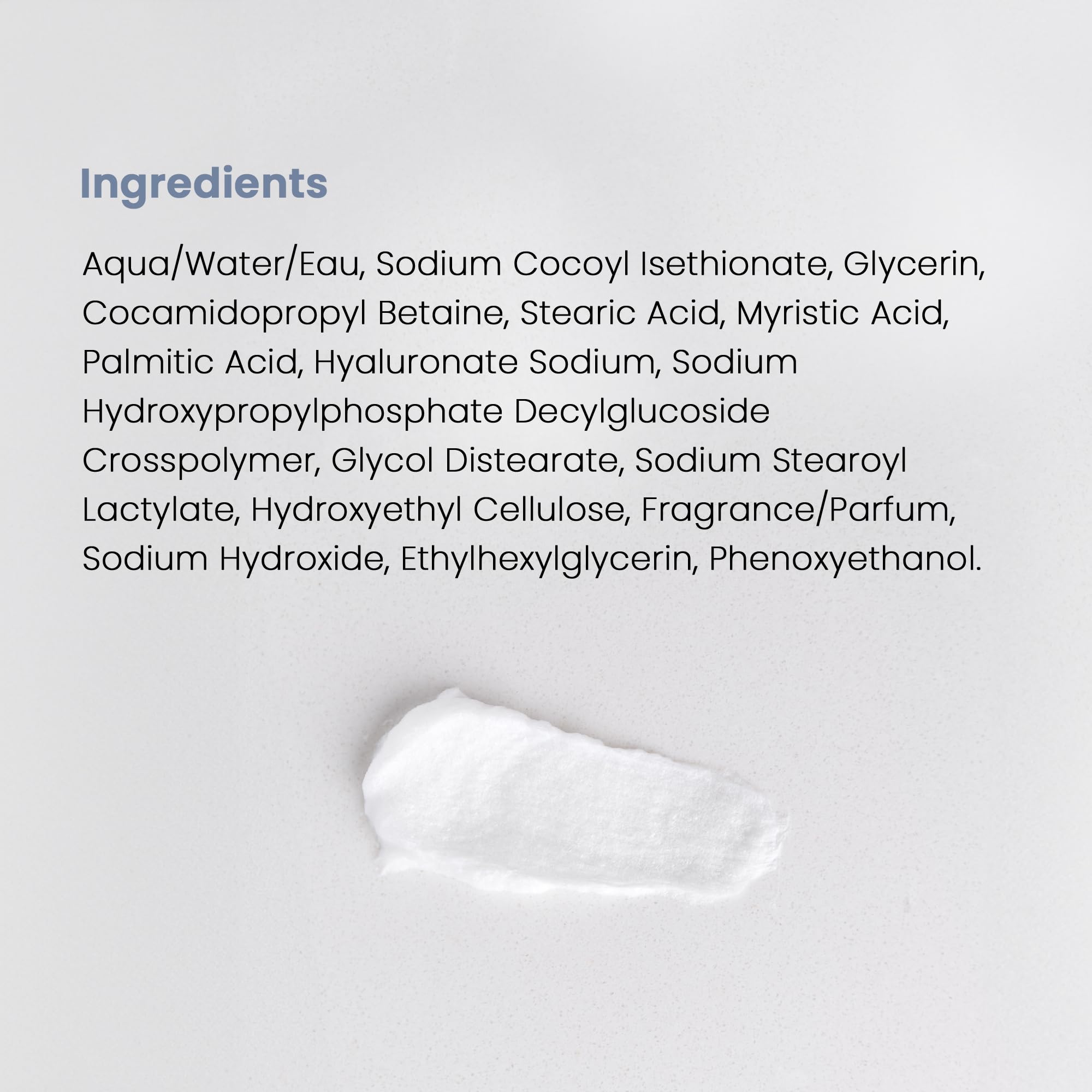 Henson Shaving skin-safe formula image emphasizes alcohol-, dye-, sulfate-free ingredients