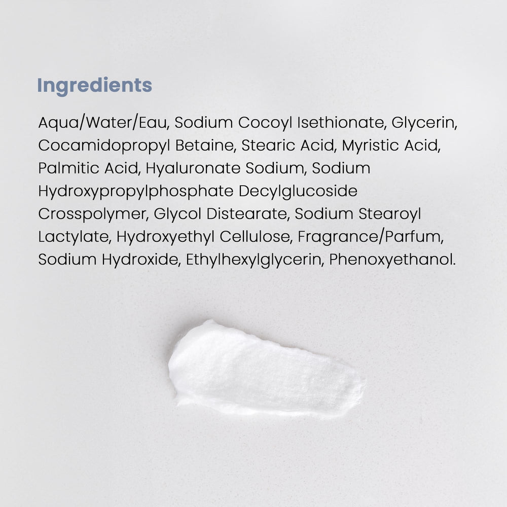 Henson Shaving skin-safe formula image emphasizes alcohol-, dye-, sulfate-free ingredients