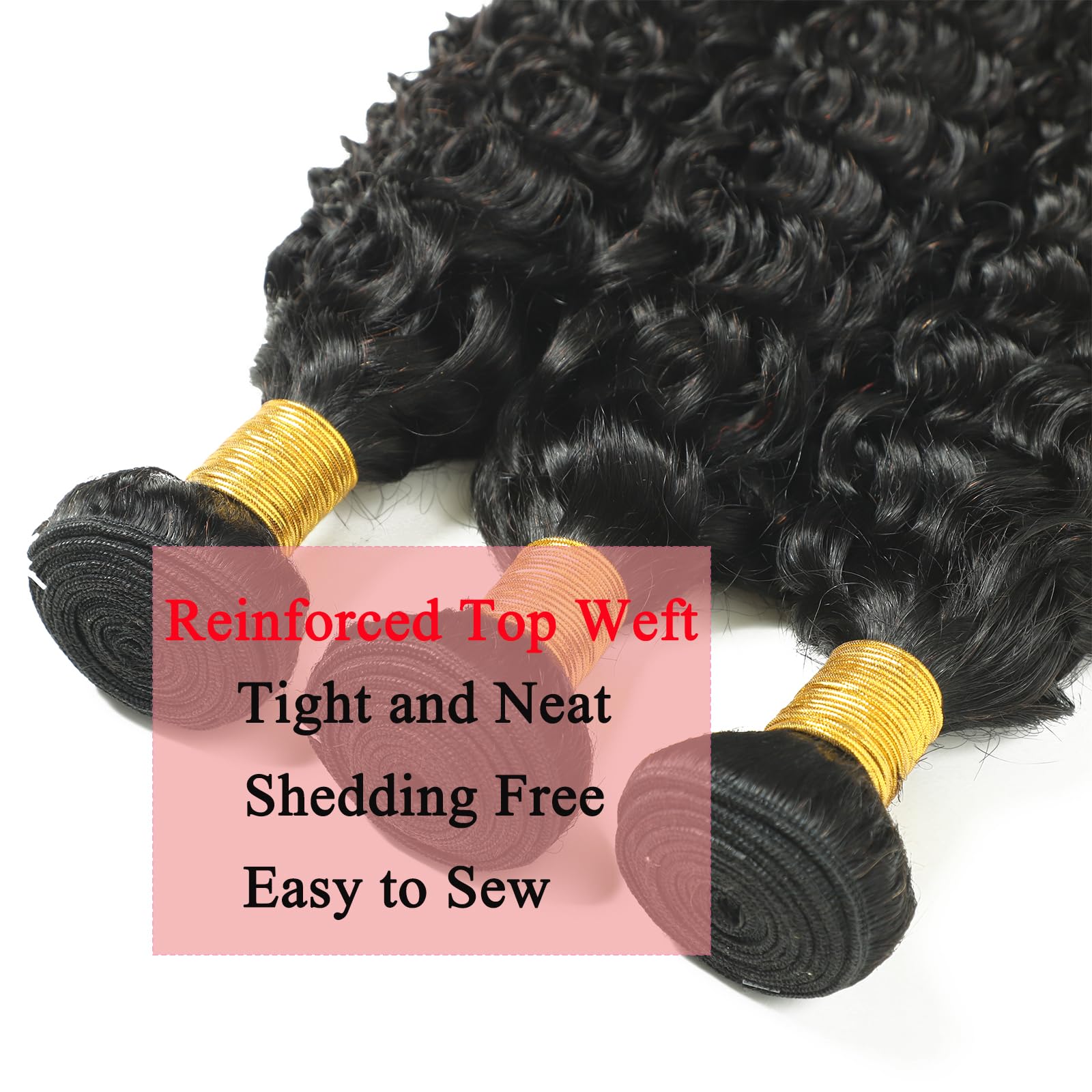 Hensucess quick weave installation options for customizable looks.