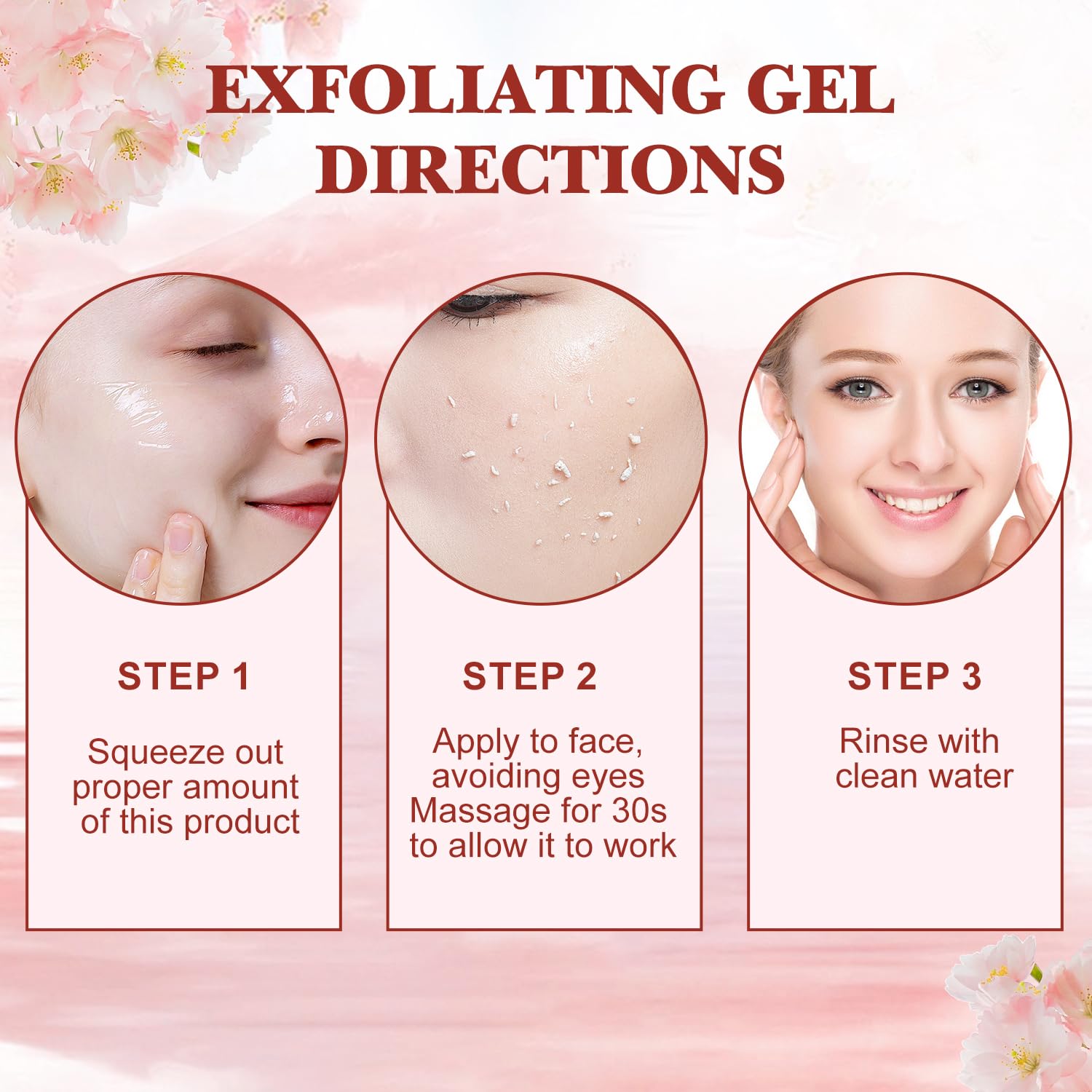 Hepanio exfoliating gel used on body areas like elbows and knees.