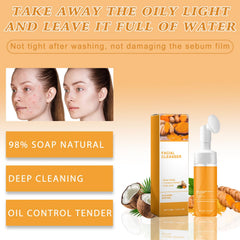 Hepanio turmeric cleansing pads soft texture ideal for daily cleansing and gentle exfoliation.