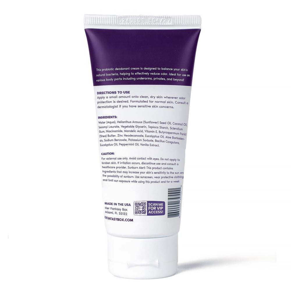 Her Fantasy Box Berry Scent lifestyle shot conveys fresh confidence and daily usability.