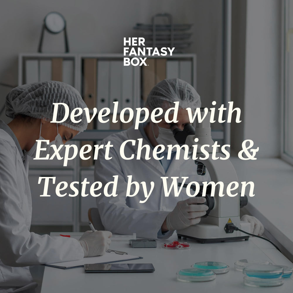 Her Fantasy Box body-splash 8oz-packaging highlights a generous, easily used bottle.