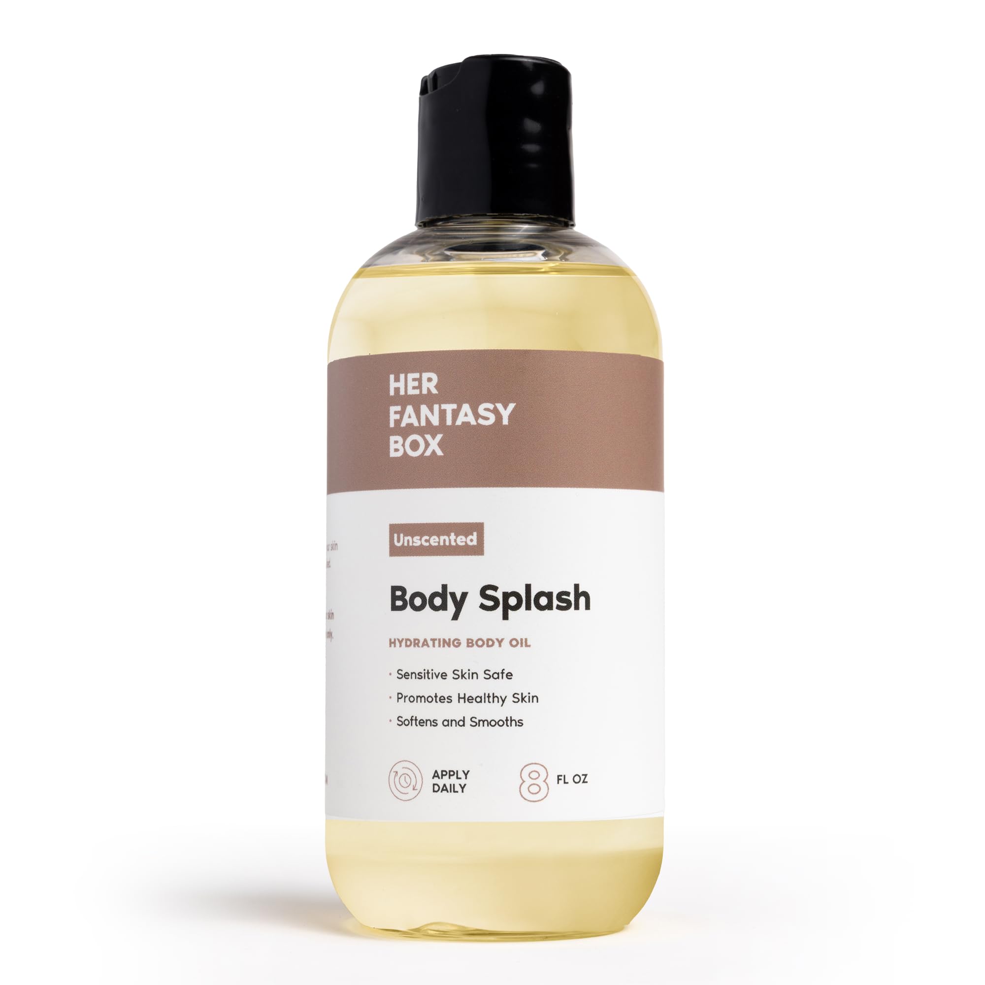 Her Fantasy Box body-splash hydration-bottle shows lightweight moisture for daily use.