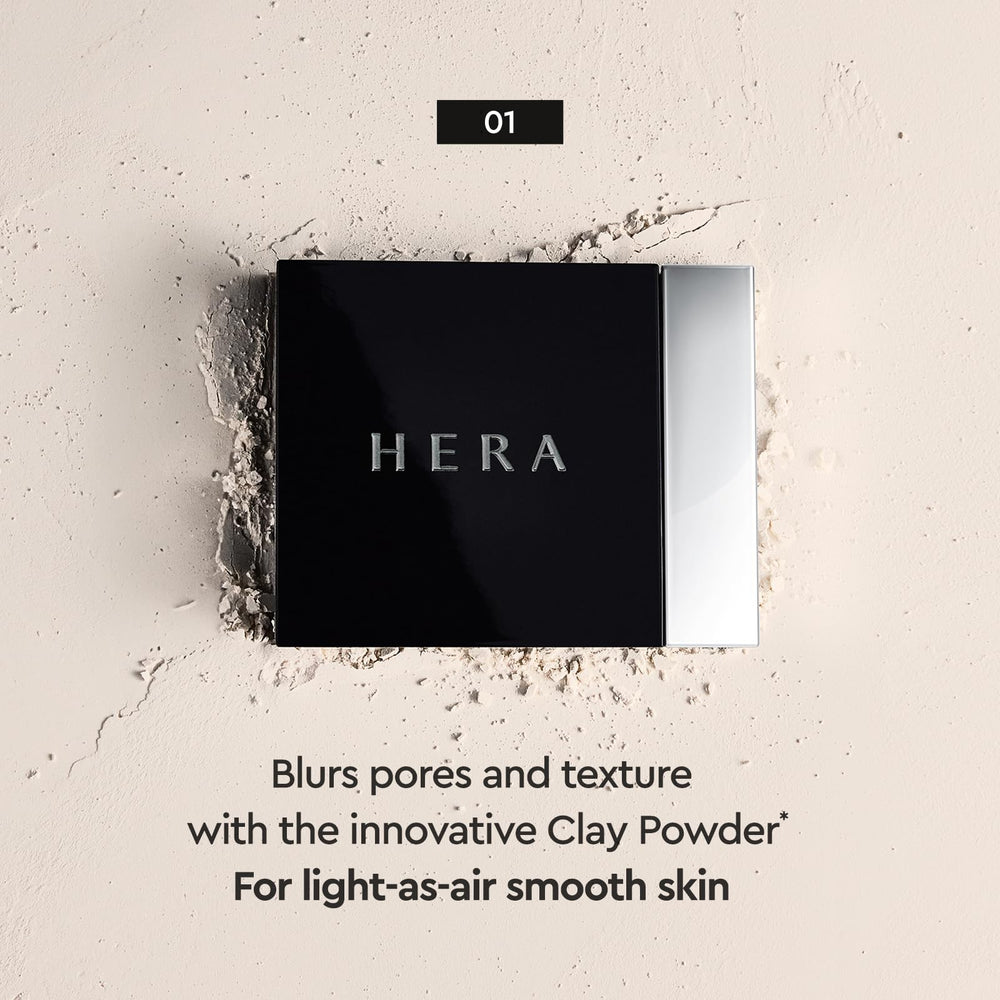 HERA Airy Blurring Powdered Primer close-up for porcelain-like finish