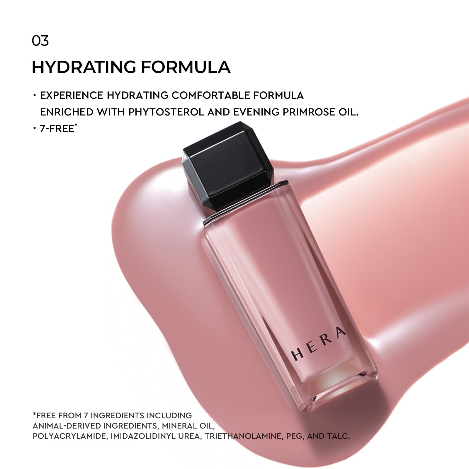 HERA Sensual Nude Gloss 14-free labeling indicating clean ingredients