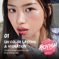 HERA Sensual Tinted Shine Stick with glossy finish and smooth glide for effortless wear