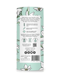 Herb Root arrowroot-oats powder dust shows natural absorption for sensitive skin.