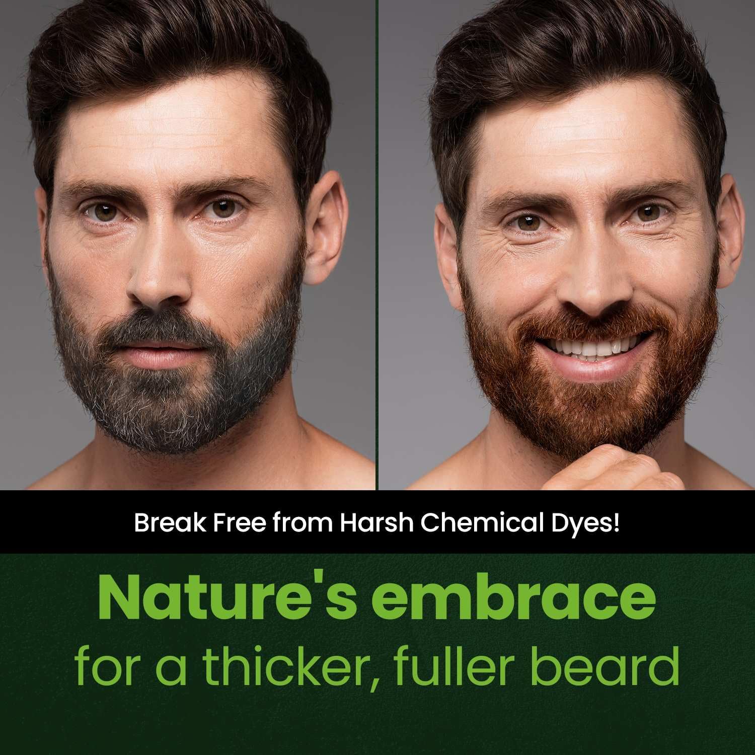 Herb Speedy color-cream-deep-brown application for fast, even facial hair color.