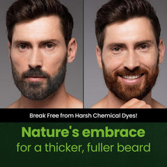 Herb Speedy color-cream-deep-brown application for fast, even facial hair color.