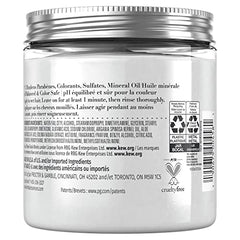 Herbal Essences bio:renew hemp & aloe mask with argan oil delivers deep moisture for frizzy hair.