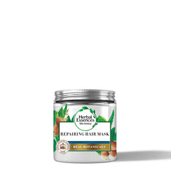 Herbal Essences bio:renew hemp & aloe repair mask jar for hydrating dry, damaged hair.