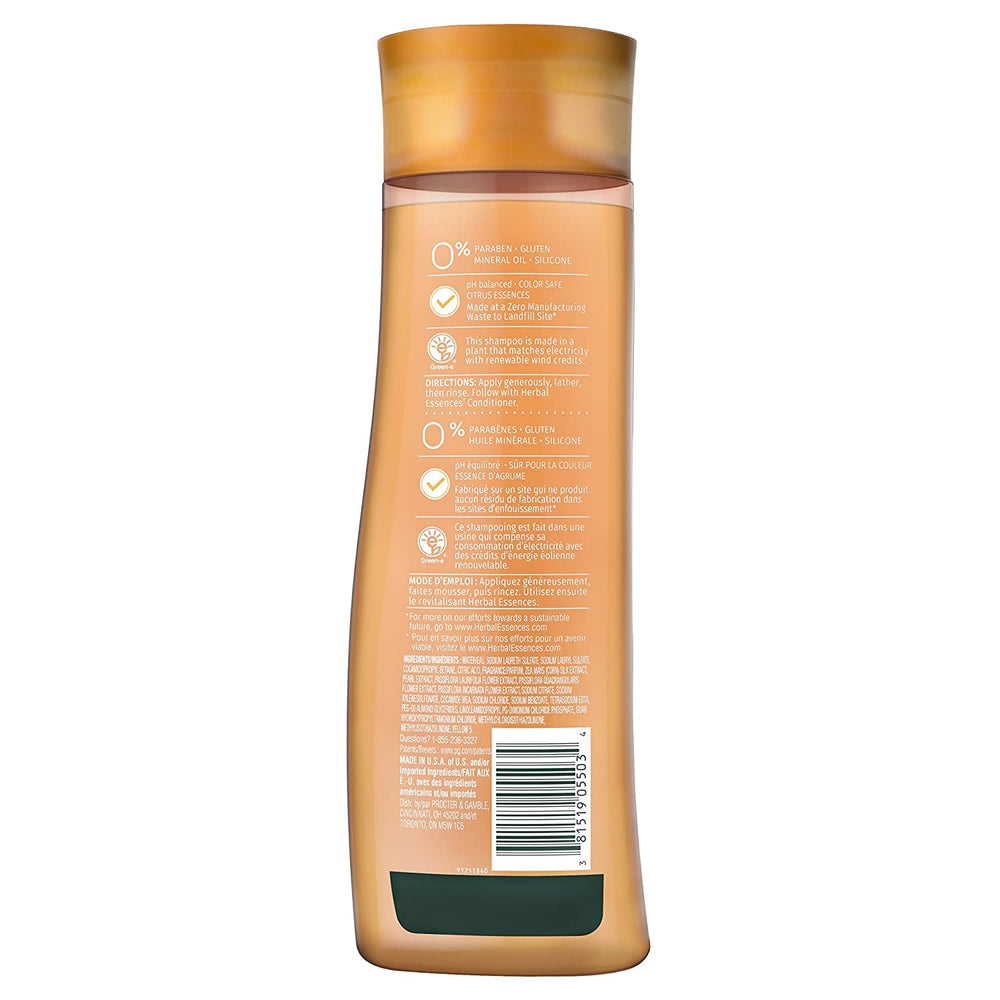 Herbal Essences Body Envy citrus scent on damp hair