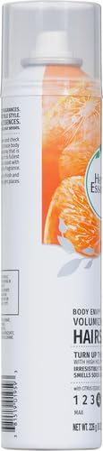 After-application mist on a lifted hairstyle from Body Envy