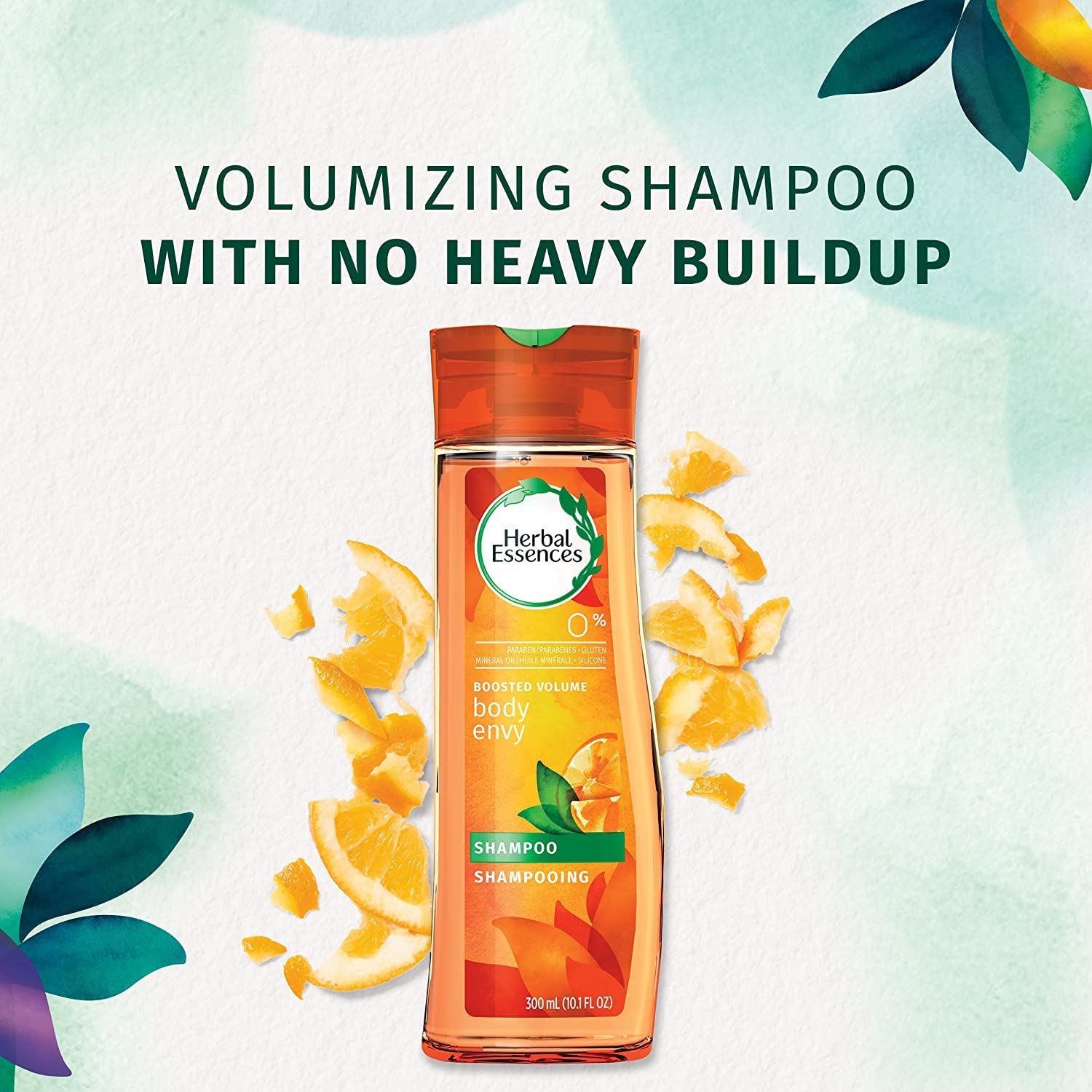 Herbal Essences Body Envy 3 pack sits on bathroom shelf