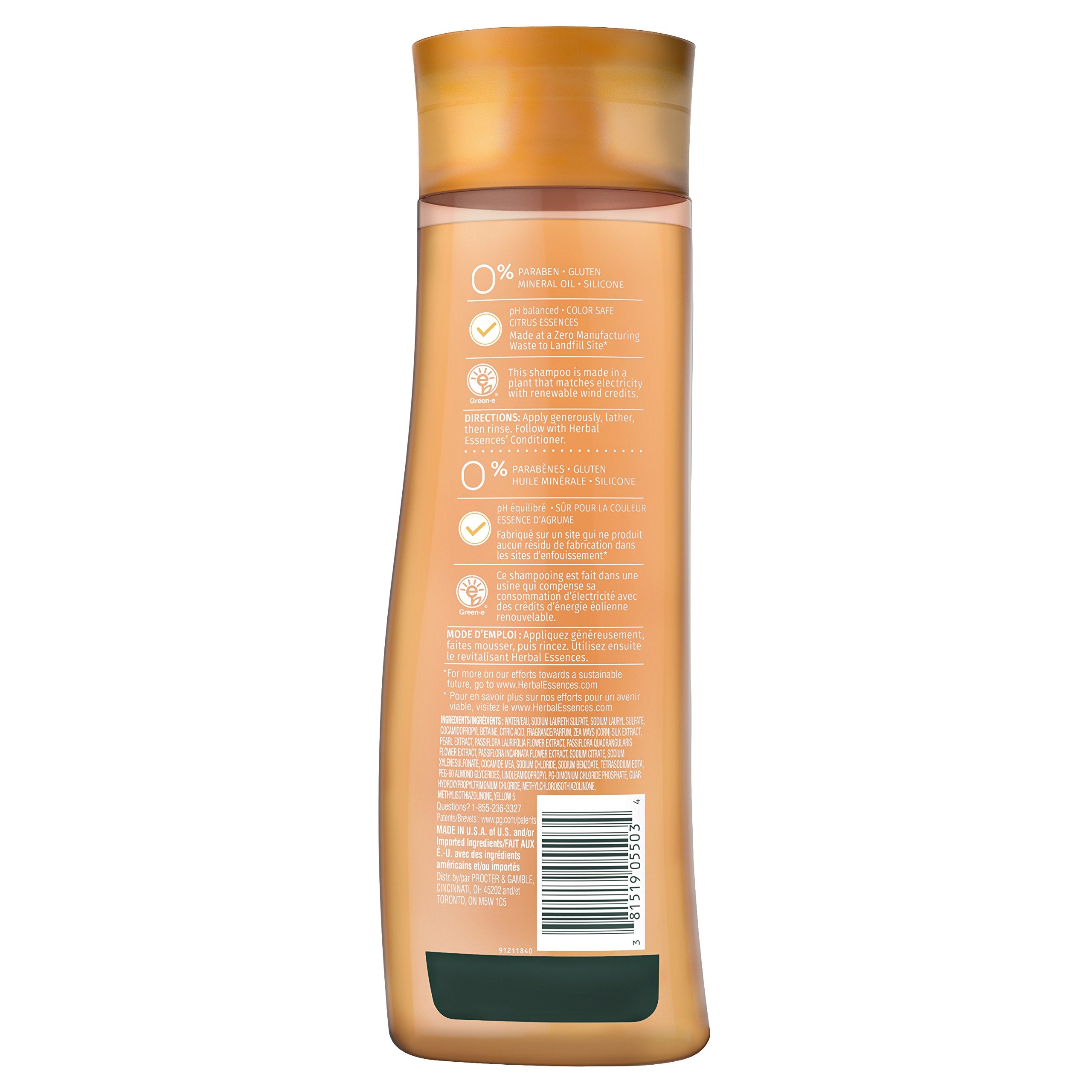 Lathering with Herbal Essences Body Envy shows lightweight body and bounce