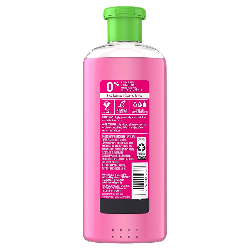 Herbal Essences Color Me Happy conditioner on hair shows shine and color protection