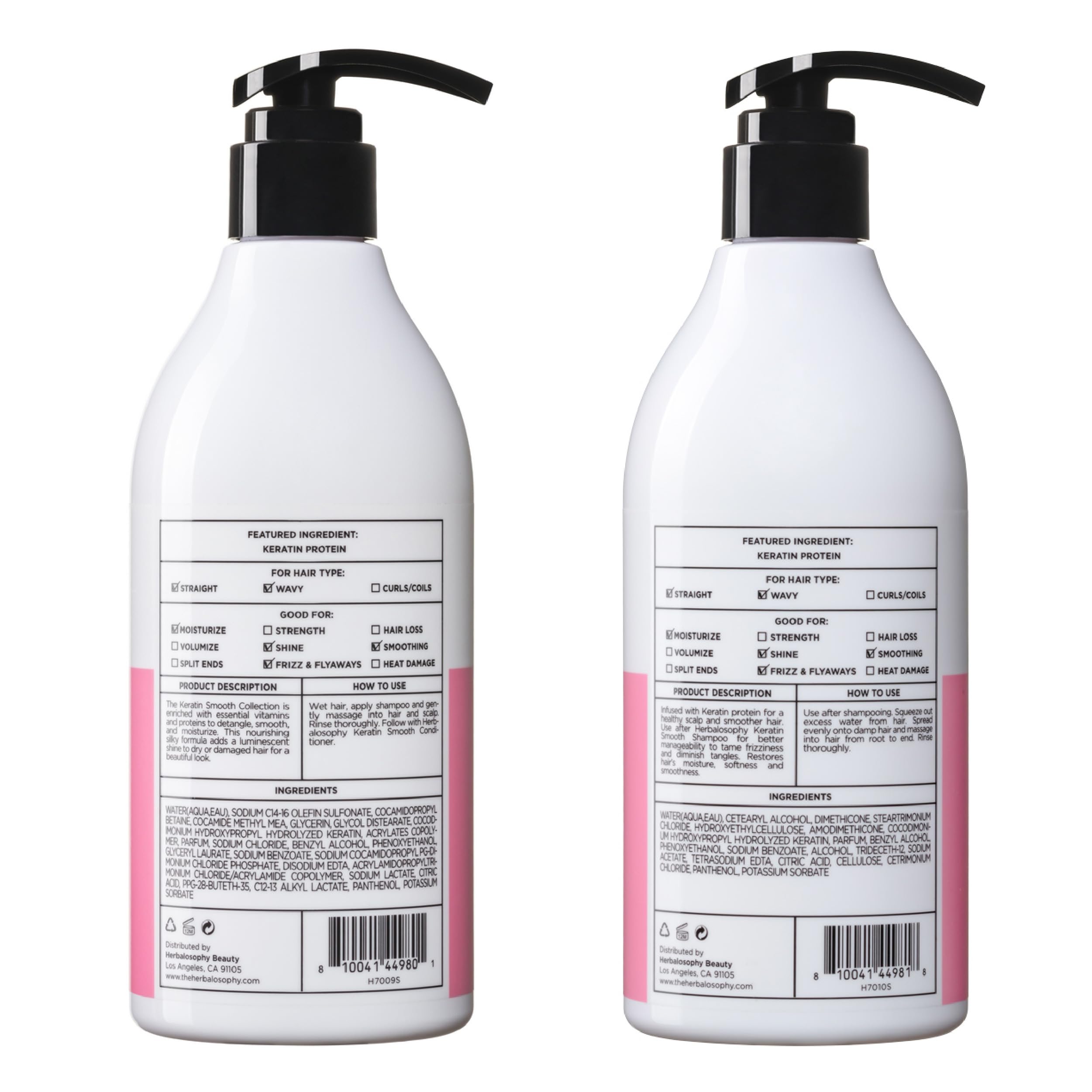 Herbalosophy Detangling-ready routine image suggests soft, manageable hair after use.
