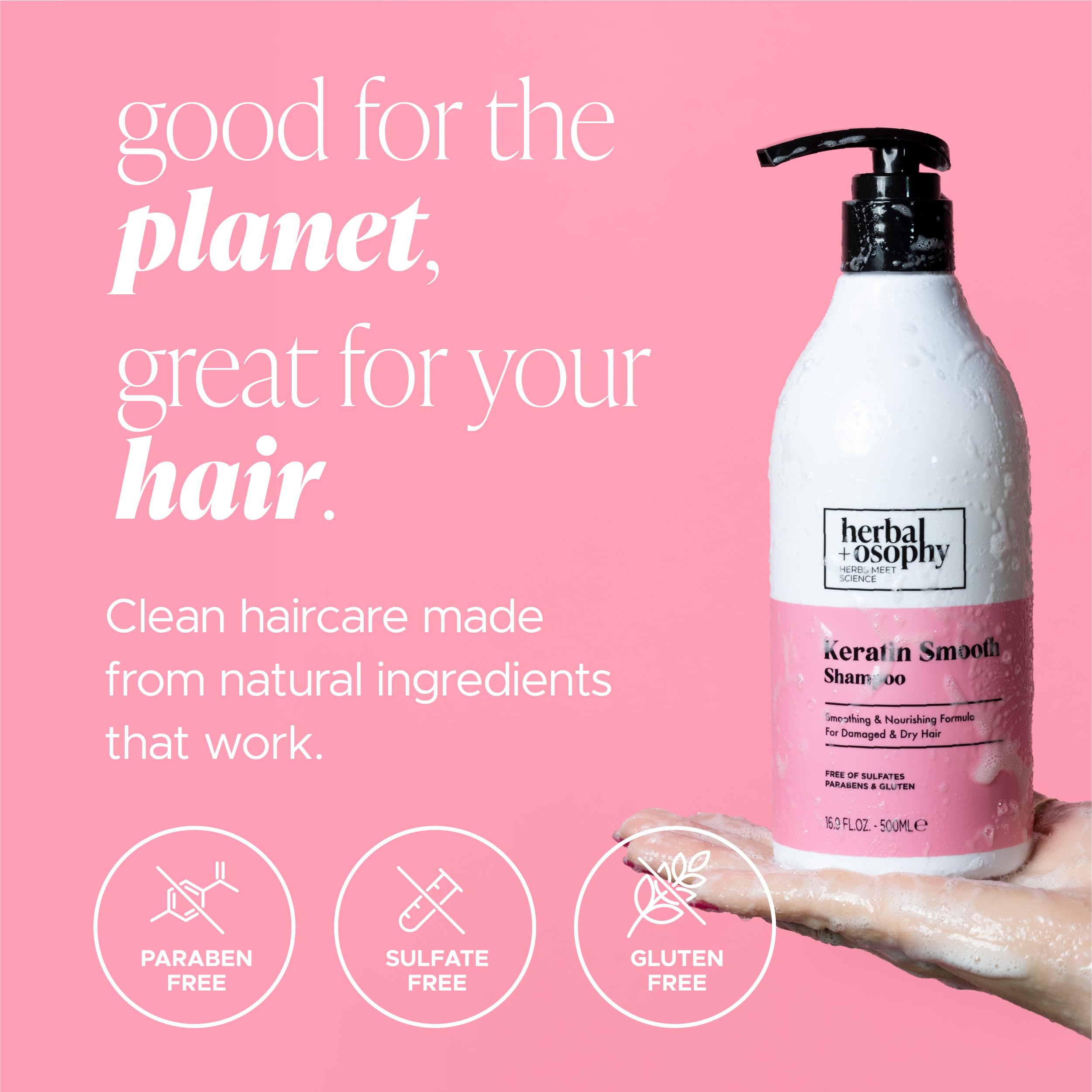 Herbalosophy Gluten-Free formulation packaging appeals to ingredient-conscious shoppers.