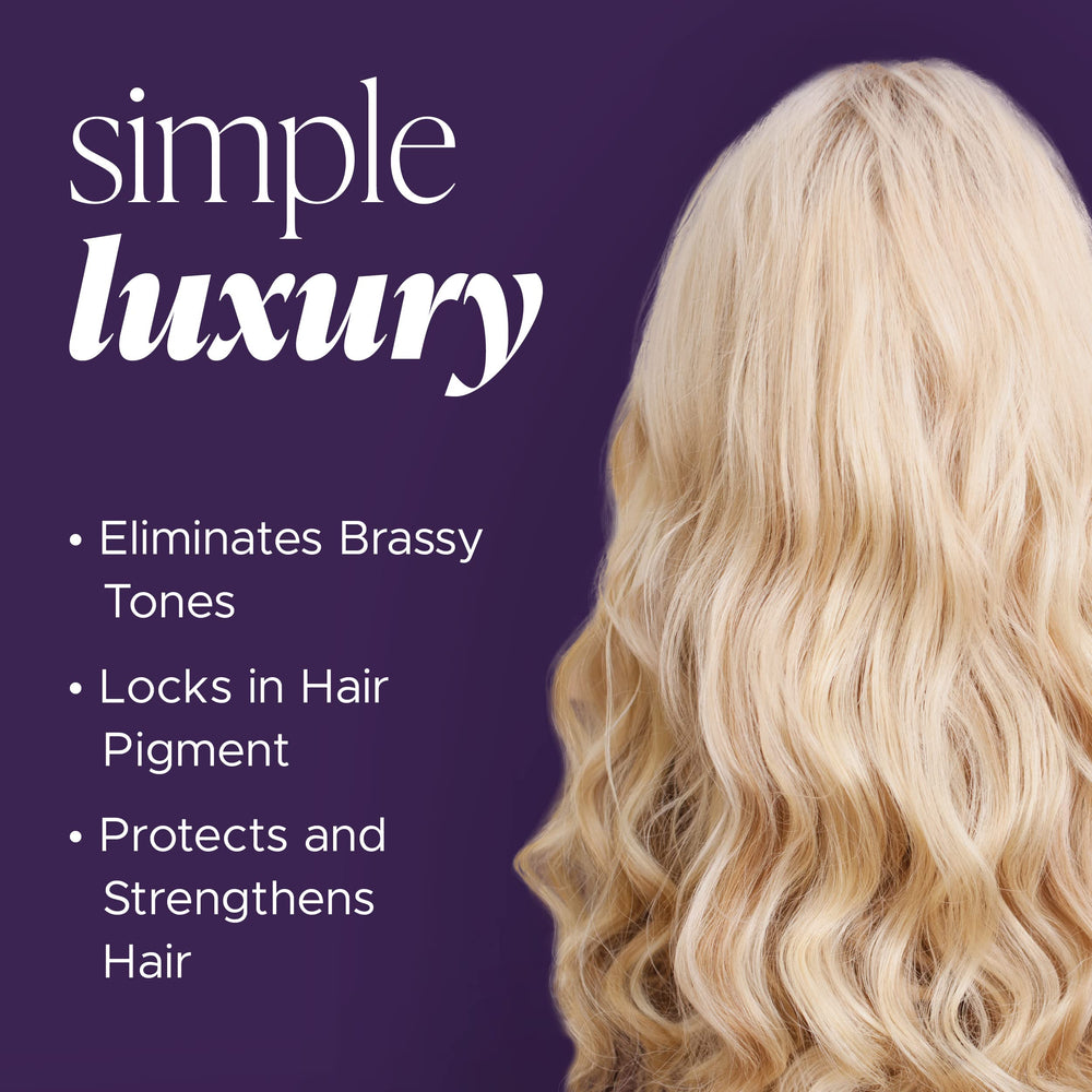 Herbalosophy Purple Conditioner provides moisture for color-treated hair.