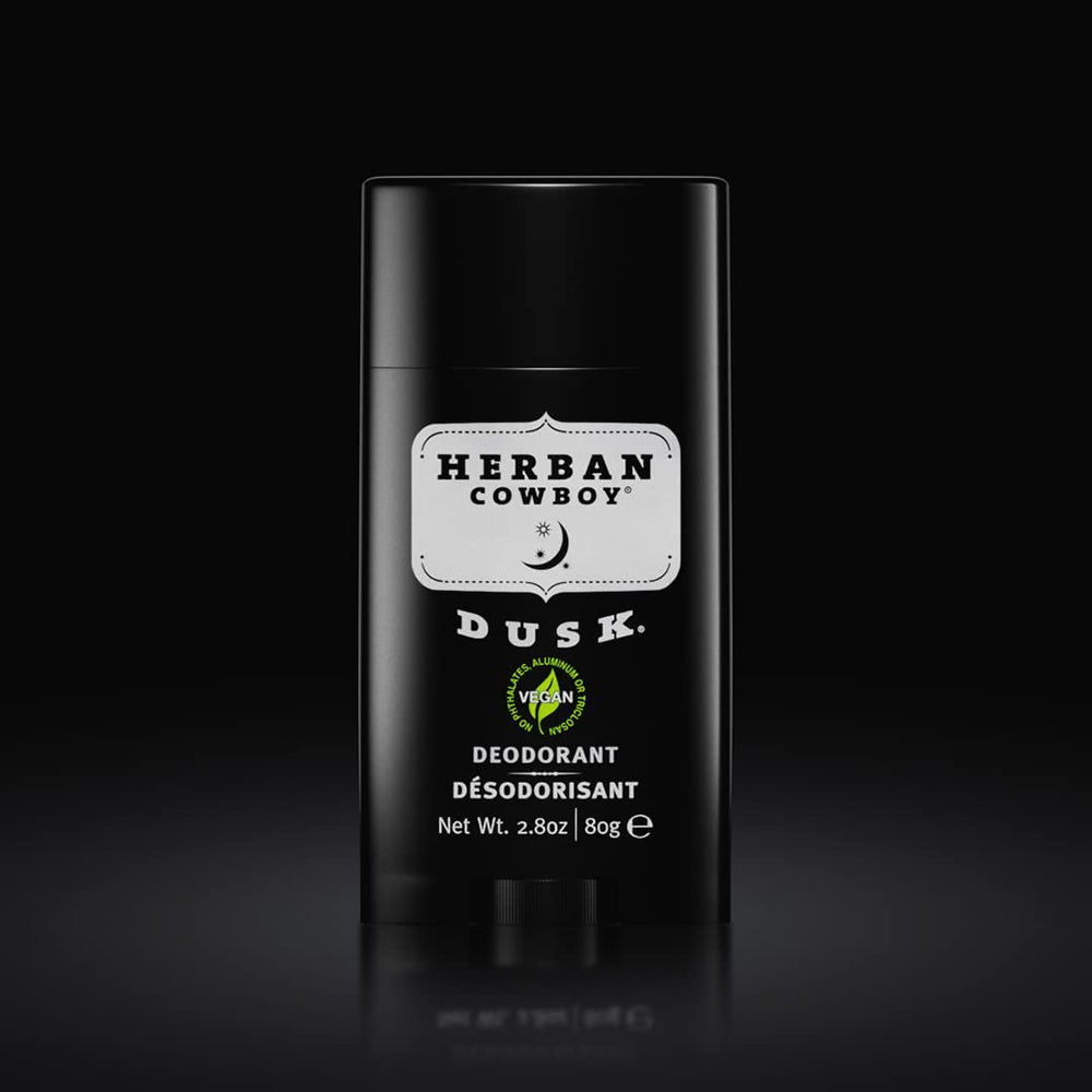 Herban Cowboy DUSK cruelty-free badge reinforces animal-friendly ethics