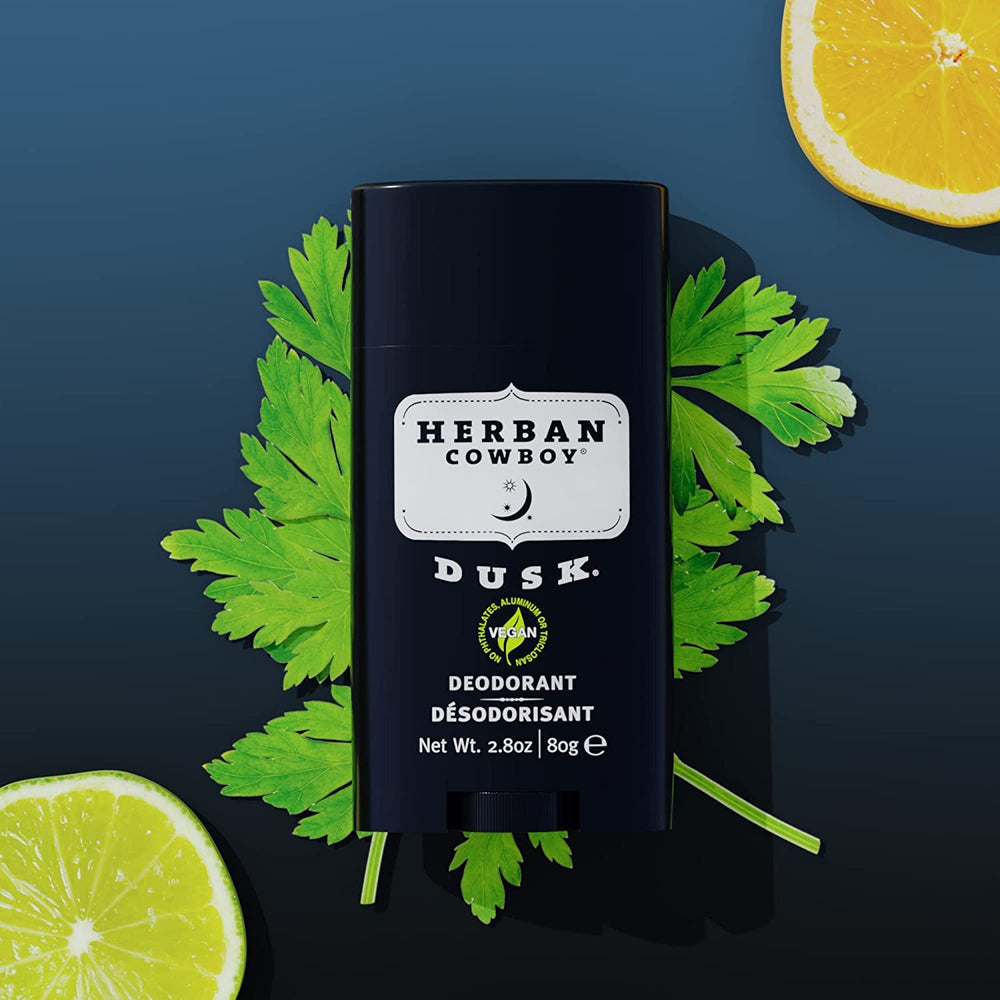 Herban Cowboy DUSK aloe infusion image communicates smooth glide and comfort