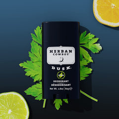 Herban Cowboy DUSK aloe infusion image communicates smooth glide and comfort