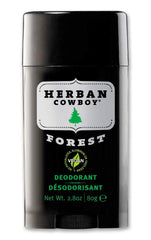 Herban Cowboy Forest Deodorant maximum protection bottle delivers all-day freshness.