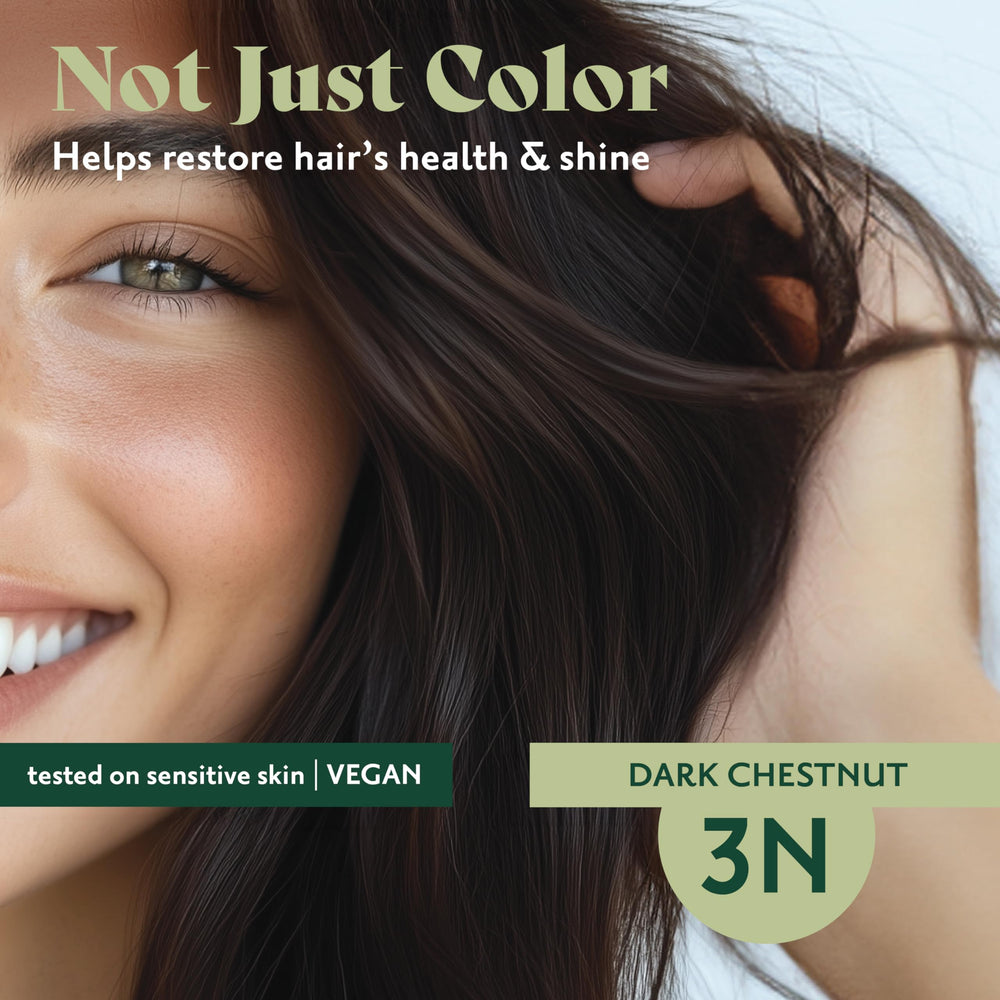 Herbatint 28-shades color chart displays diverse natural tones