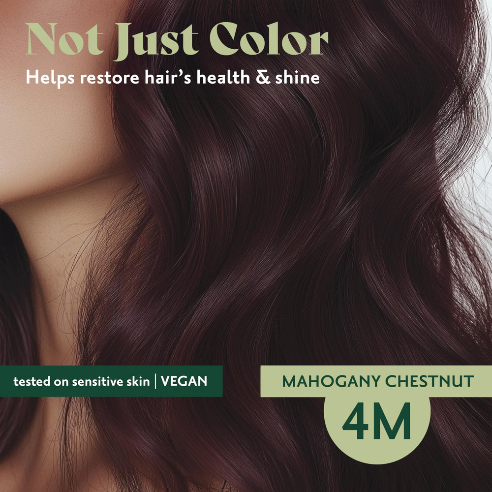 Herbatint 40-minute color result during at-home dye session