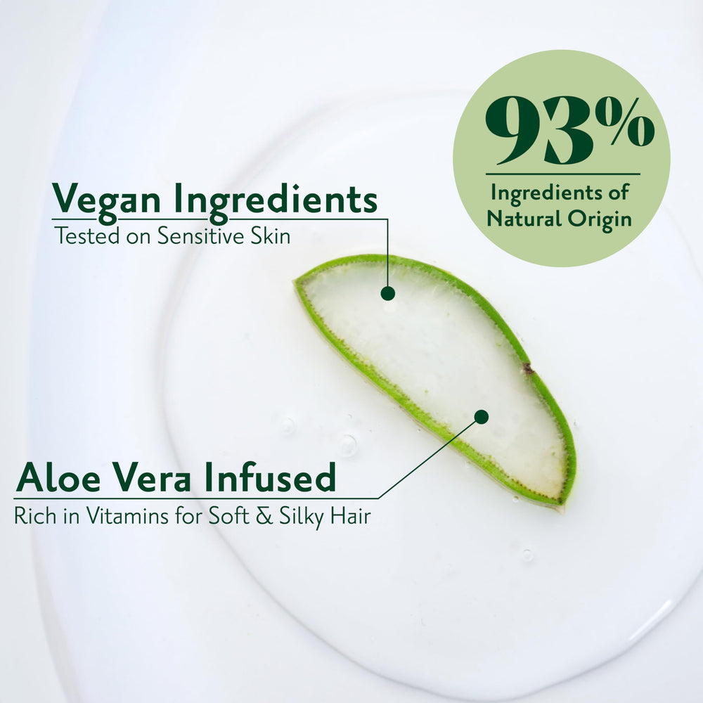 Herbatint scalp care with aloe vera indicates moisture balance.