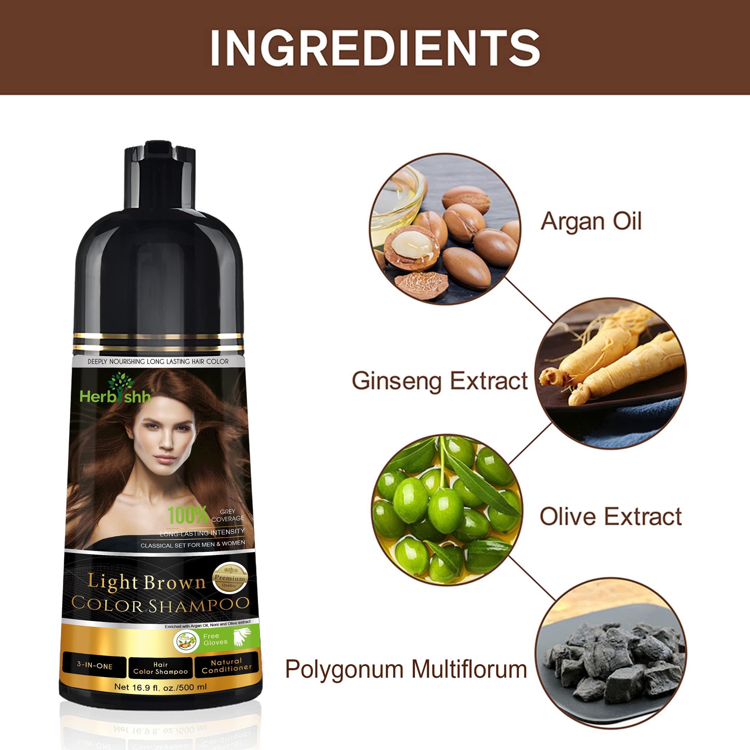 Herbishh argan oil formula provides moisture retention for softer hair