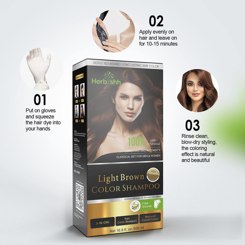 Herbishh no-smell formula supports comfortable at-home color application