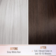 Herbishh argan hair mask included with color shampoo for nourishing care.
