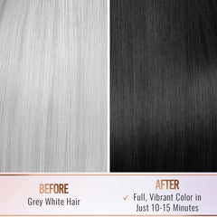 Herbishh argan mask included for conditioning during color treatment.