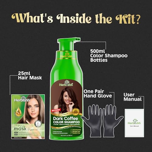 Herbishh gray coverage application shot demonstrates easy at-home use