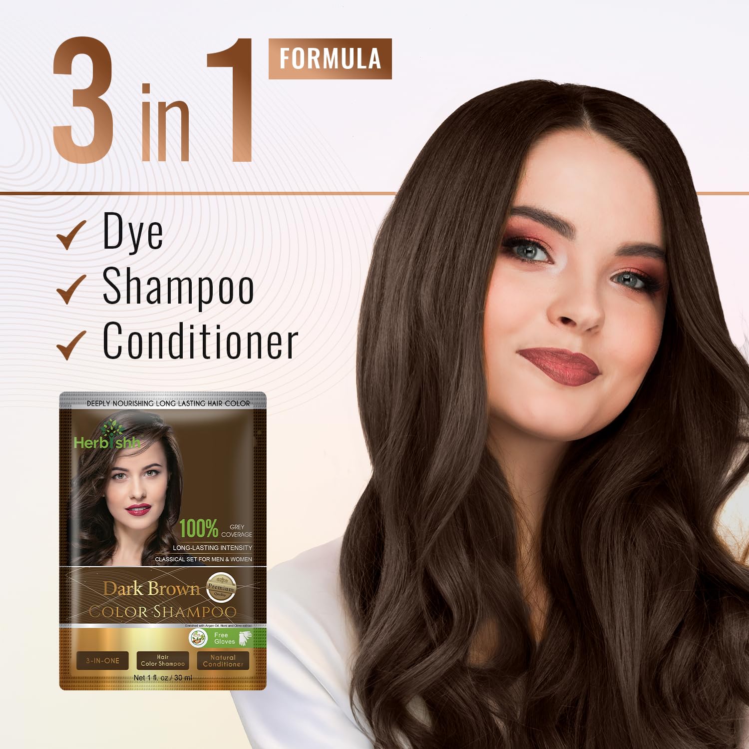 Herbishh ammonia-free, mild formula communicates safe color without bleach.